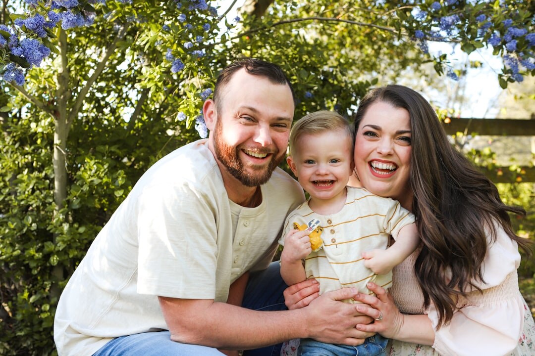 happy family with insurance