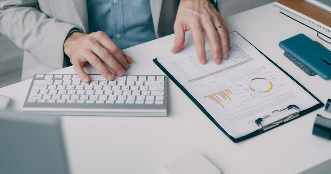 person reviewing financial documents